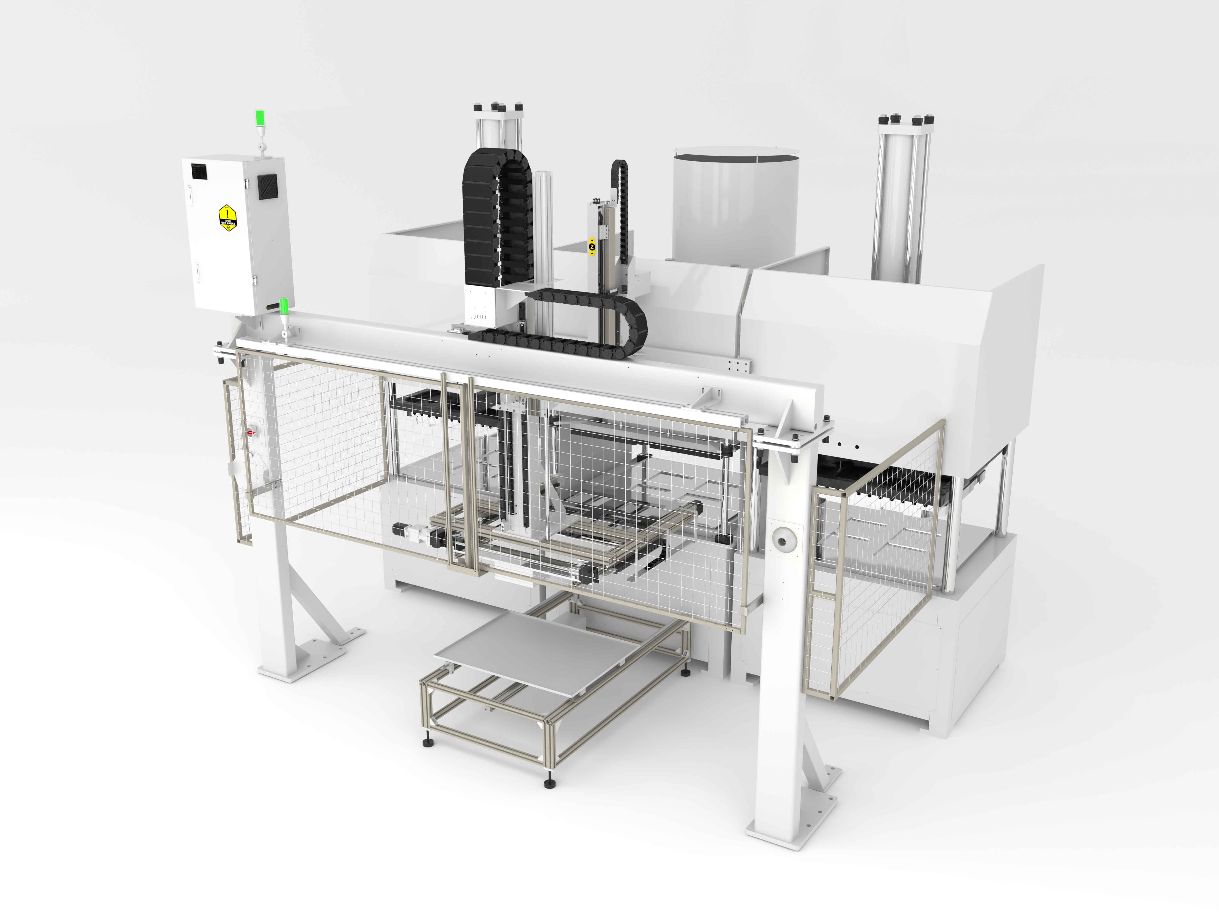 Paper mold forming machine manipulator